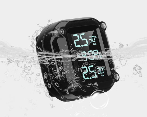 Digital Display Motorcycle Tire Pressure Monitor External