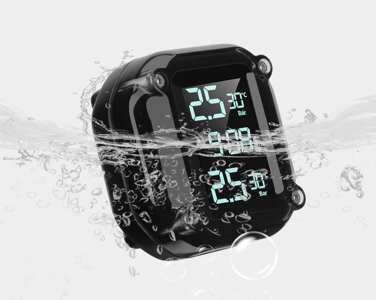 Digital Display Motorcycle Tire Pressure Monitor External