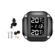 Motorcycle Tire Pressure Monitor Solar Detection System High Precision