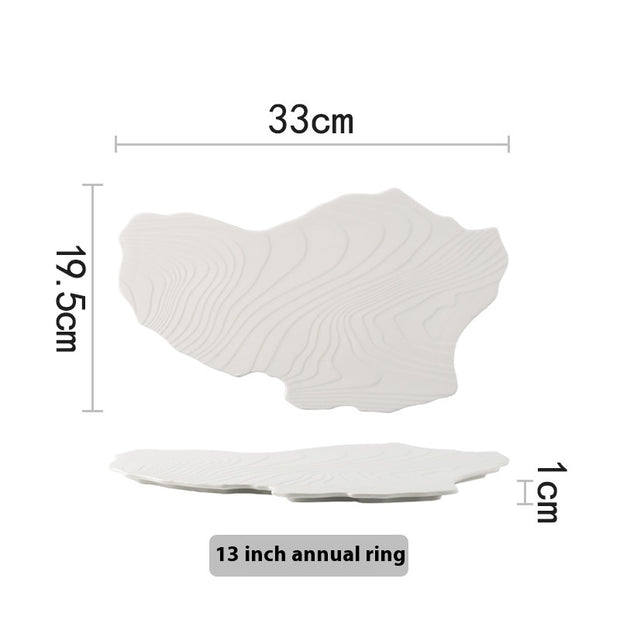 Creative Strange Shape Western Ceramic Meal Plate