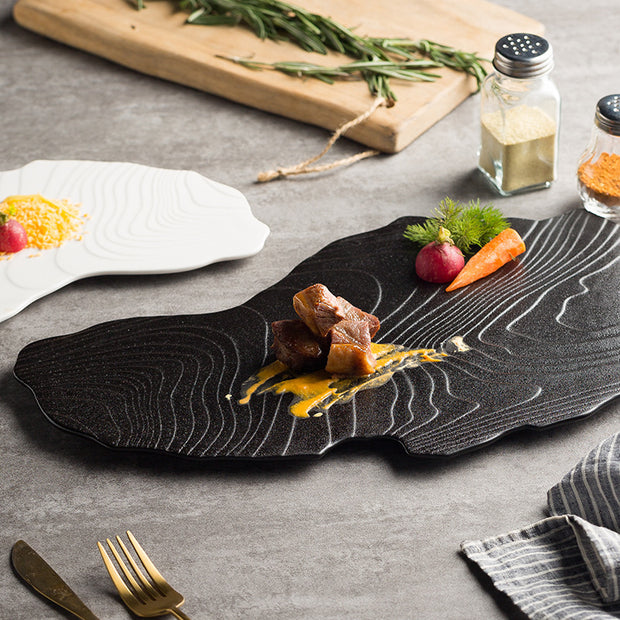 Creative Strange Shape Western Ceramic Meal Plate