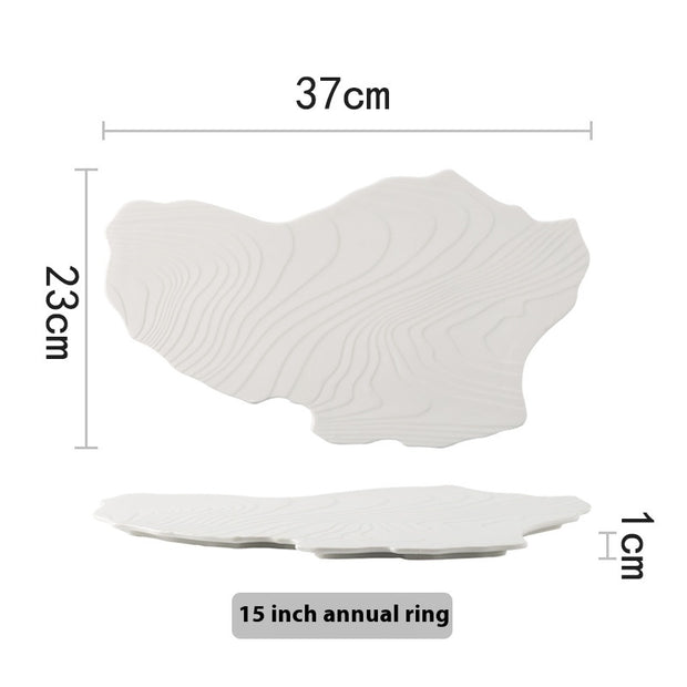 Creative Strange Shape Western Ceramic Meal Plate