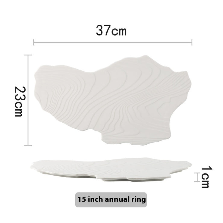 Creative Strange Shape Western Ceramic Meal Plate