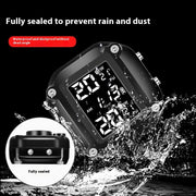 Motorcycle Tire Pressure Monitor Solar Detection System High Precision