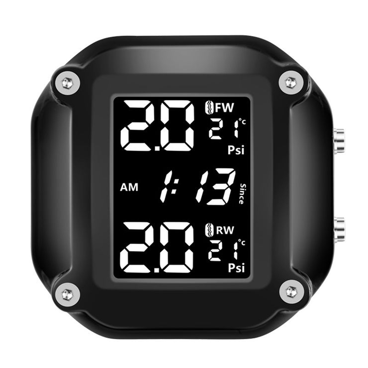 Motorcycle Tire Pressure Monitor Solar Detection System High Precision